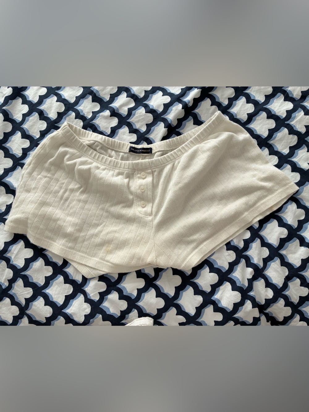 Brandy Melville White PJ Bottomw